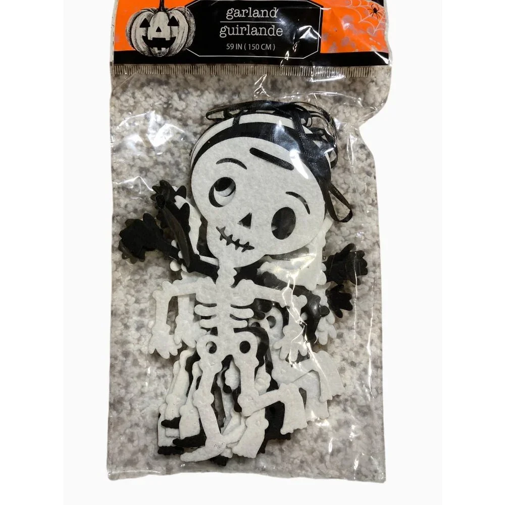 Halloween Skeleton Garland 59 Inch